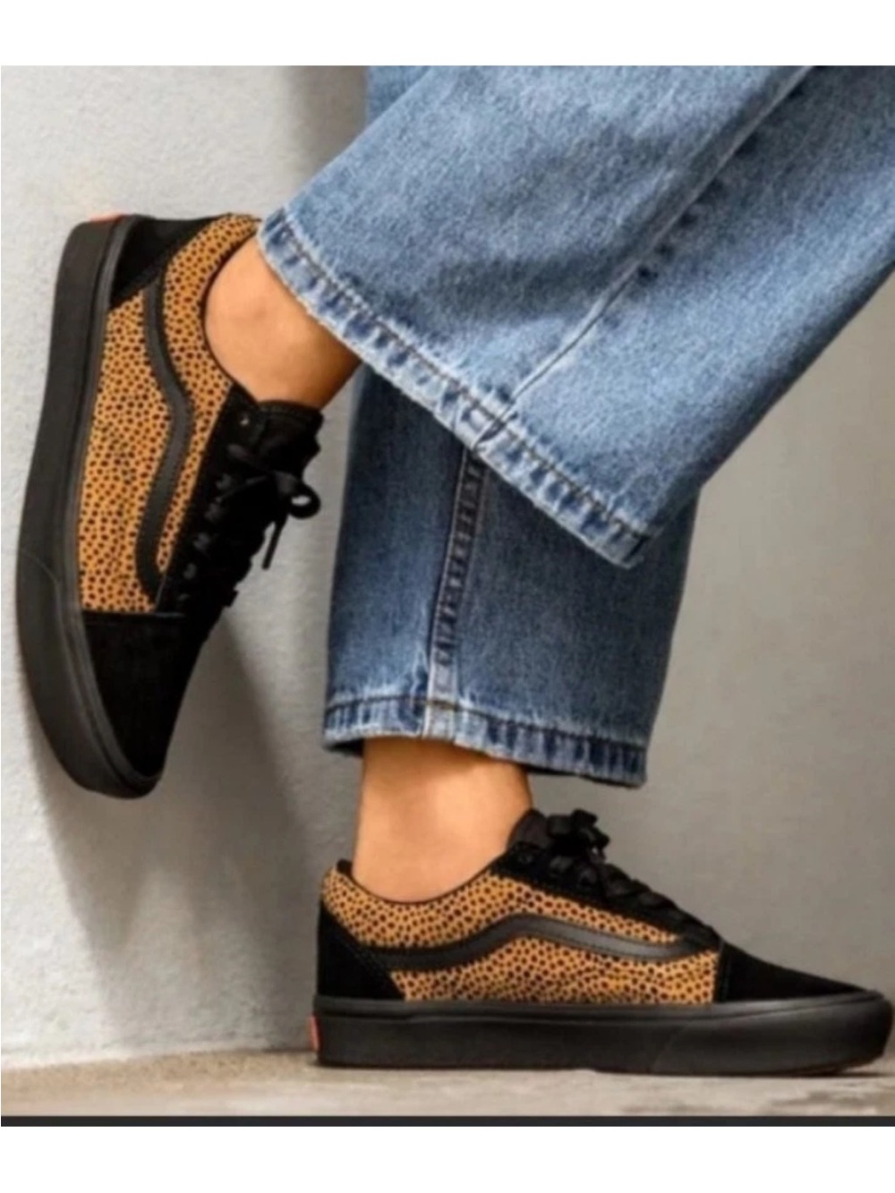 Vans Comfycush Old Skool in Tiny Cheetah, Size: 7